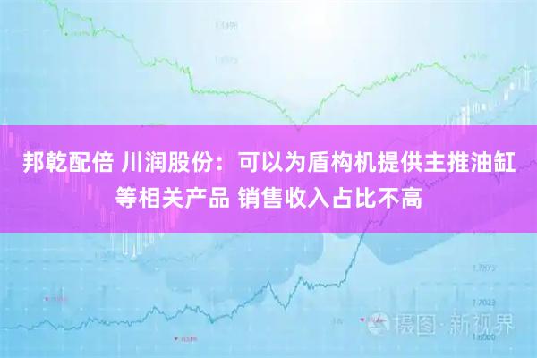 邦乾配倍 川润股份：可以为盾构机提供主推油缸等相关产品 销售收入占比不高